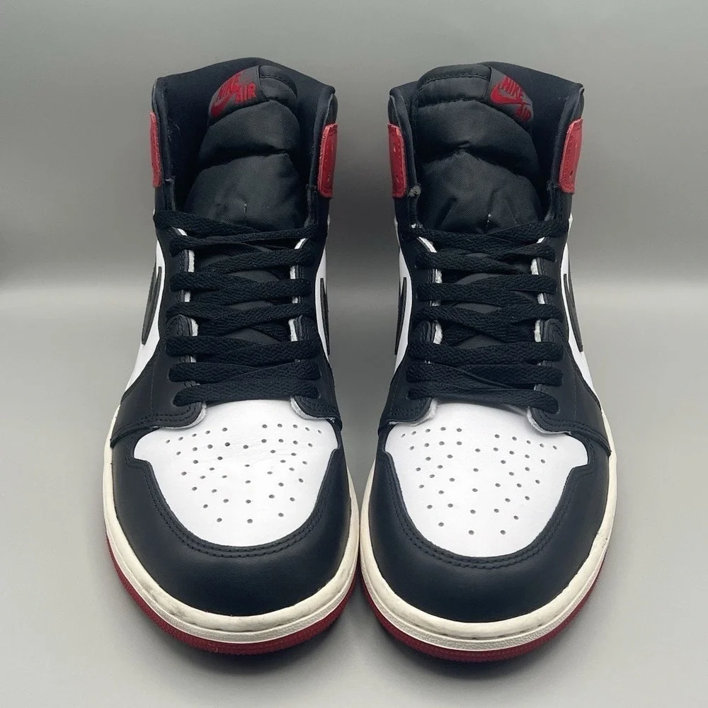 Nike Air Jordan 1 Retro OG High Black Toe Reimagined - Men's Size 11 USED